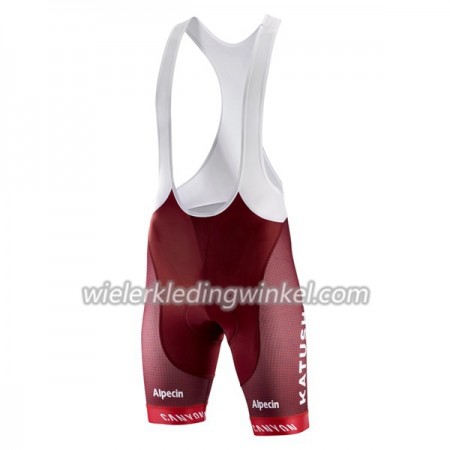 Fietsbroek Kort met Bretels 2018 Team Katusha-Alpecin N001